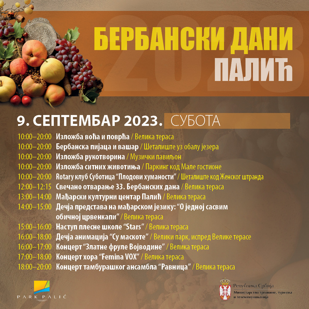 Бербански дани 2023