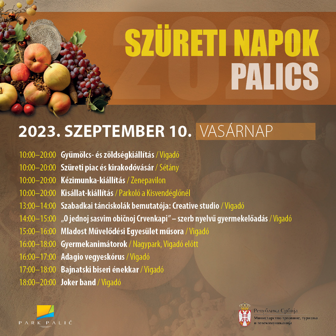 Palicsi Szüreti Napok 2023